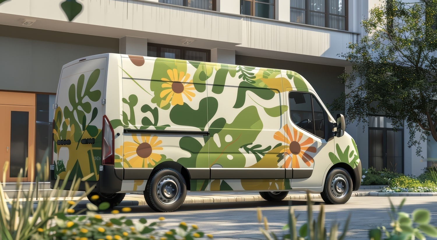 Inscripționare dubă auto cu design personalizat pentru promovare Inscripționare dubă auto cu design personalizat, realizată profesional pentru branding și promovare vizuală.